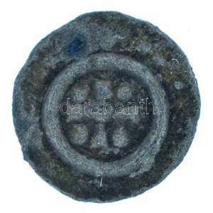 1141-1162. Denár Ag II. Géza (0,12g) T:XF,VF patina Hungary 1141-1162. Denar Ag Geza II (0,12g) C:XF...