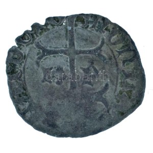 1453-1457. Denár Ag V. László (0,27g) T:VF patina Hungary 1453-1457. Denar Ag Ladislaus V (0,27g) C...