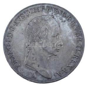 1830A 1/2 Tallér Ag I. Ferenc (14,06g) kapszulában T:XF,VF Hungary 1830A 1/2 Thaler Ag Franz I (14,06g...