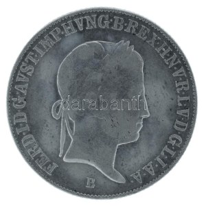 1839B 20kr Ag V. Ferdinánd kapszulában T:VF kis patina Hungary 1839B 20 Kreuzer Ag Ferdinand V in capsule C...