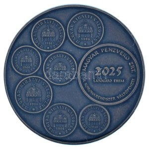2025. Magyar Pénzverő Zrt. Látogatói Érem / A koronarendszer váltópénzei kétoldalas bronz emlékérem kapszulában...