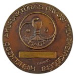 Bartos Endre (1930-2006) DN (1991 k.) "Laner Antal 1808-1886" kétoldalas öntött bronz emlékplakett (117mm) T...