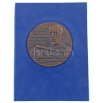 Kiss László (1949-) 1996. "150 éves a Pándy Kálmán Megyei Kórház - Gyula 1996" egyoldalas, öntött bronz plakett...