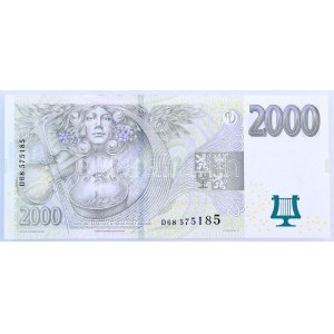 Csehország 2007. 2000K D68 575185 T:UNC Czechia 2007. 2000 Korun D68 575185 C:UNC Krause P#26