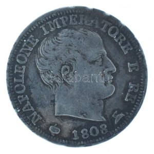 Olasz államok / Napóleon Királysága 1808M 5S Ag I. Napóleon C:VF patina, karcok Italian States ...