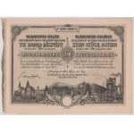1907. Budapest "Vajdahunyad-Gyalári Helyi - Érdekű Vasút Részvénytársaság" részvénye 200K-ról szárazpecséttel...