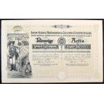 1914. Appony "Appony-Kovarczi Mezőgazdasági és Szeszipari Részvénytársaság" részvénye 200K-ról, szárazpecséttel T:AU...