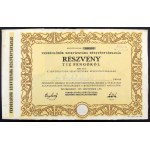 1923. Pesterzsébet (Budapest) "Vendéglősök Szikvízgyára Részvénytársaság" névre szóló részvénye 10P-ről, kuponokkal...