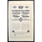 1929.Románia / Kolozsvár "Mezőgazdasági Bank és Takarékpénztár" részvénye, egyenként teljesen befizetett 100L-ről...