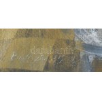Balla Attila (1959-): Margit és én, 1985. Vegyes technika, karton, jelezve balra lent: Balla 85 04. 62x47,5 cm...