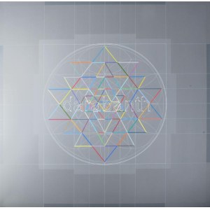 Ottó László (1966-): Yantra-yajna (1), 2014. Akril, vászon, jelzett a hátoldalán. 90×90 cm. A művész jelenleg Sulzburg...