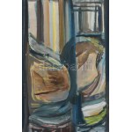 Vinkler László (1912-1980): Metamorfózisok (Bacchánsnő), 1968. Olaj, farost, jelzett...