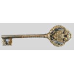 Kamaráskulcs, Mária Terézia (1740-80) és II. József (1780-90), "csillag" jellel a kulcstollon, kopással, h: 18 cm //...