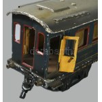 cca 1930 Marklin Sleeping Car alvókocsi, korának megfelelő állapotban, h: 42 cm /// c. 1930 Märklin Sleeping Car...