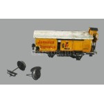 cca 1935 Marklin 19921 Jamaica Bananes modell kocsi, kerekek nélkül, h: 24 cm /// c...