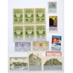 1896-1946 140 db régi magyar levélzáró 4 lapos közepes berakóban / 1896...