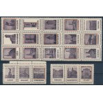 21 db irredenta levélzáró elszakított erdélyi városok képeivel...