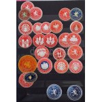 236 db régi külföldi (főleg osztrák, cseh) pecsétbélyeg / 236 old seal stamps mostly Austria...