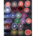 236 db régi külföldi (főleg osztrák, cseh) pecsétbélyeg / 236 old seal stamps mostly Austria...