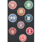 109 db régi külföldi (főleg osztrák, német) pecsétbélyeg / 109 old seal stamps mostly Austria...