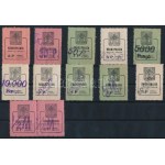 Rákospalota 12 db illetékbélyeg