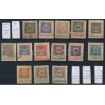 1900 14 db Értékpapír forgalmi adó bélyeg