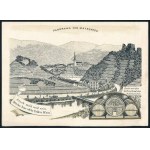 1900 Mayschoss a. d. Ahr borospince dekoratív litho reklám nyomtatvány és árjegyzéke 4 p. 1900 Mayschoss a. d...