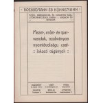 ca 1900 Mezei-, erdei és iparvasutak, szabványos nyomtávolságú csatlakozó vágányok. A Rosemann &amp...