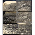 1917 Isonzó, olasz front, a Halál hegyéről (Monte del Morte) és környékéről készült felvételek, több képen a 11...