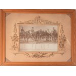 ca 1910 Ferenc József császár katonai vezetőkkel hadgyakorlaton. Nagyméretű, feliratozott fotó...