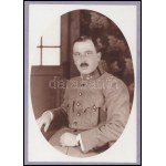 cca 1916 Magyar katonai kerékpárosok különleges vasúti sínen használható segédfelszereléssel, unikális fotók, 3 db...