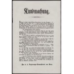 cca 1850 Esztergom, cs. és kir. kormánybiztosság (k. k. Regierungs-Commissariat von Gran...