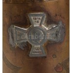1915-1916 I. világháborús lövegváza, osztrák-magyar 8 cm Feldkanone M. 5 (1905-ös mintájú 8 cm-es tábori löveg...