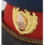 Román Néphadsereg gyalogsági ezredesi tányérsapka zománc sapkajelvénnyel. / Romanian People's Army infantry colonel...