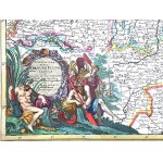 [Térkép] Exactissima Totius Danubii Fluvii. Tabula et minores in eum influentes Fluvii...