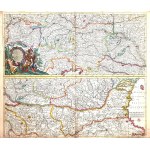 [Térkép] Exactissima Totius Danubii Fluvii. Tabula et minores in eum influentes Fluvii...