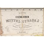 Közép-Európa vasúttérképe. H[ermann] Müller Karte der Eisenbahnen Mittel-Europa...