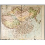 1886 Khinai birodalom térképe. Gróf Széchenyi Béla keletázsiai expedicziója (1877-1880...