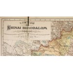 1886 Khinai birodalom térképe. Gróf Széchenyi Béla keletázsiai expedicziója (1877-1880...