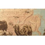 1926 Ázsia jellemzőbb gerinces állatai, tervezte: Baloghné Hajós Terézia, rajzolta: Bálint János. Bp., M. Kir...