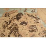 1926 Afrika jellemzőbb gerinces állatai, tervezte: Baloghné Hajós Terézia, rajzolta: Bálint János. Bp., M. Kir...