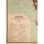 1926 Afrika jellemzőbb gerinces állatai, tervezte: Baloghné Hajós Terézia, rajzolta: Bálint János. Bp., M. Kir...