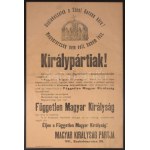 cca 1920 "Gyülekezzetek a Szent Korona köré! Magyarország nem volt, hanem lesz. [......