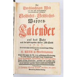 (Címerkalendárium) Wappenkalender. ...