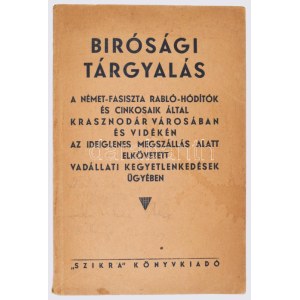Bírósági tárgyalás a német...