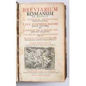 Bechstein, Ludwig und Arthur Richter-Heimbach: Breviarium Romanum. Ex decreto ss. concilii Tridentini restitutum...