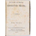 Schiller, Friedrich von, Sämmtliche Werke. Stuttgart und Tübingen, J. G. Cotta'sche Buchhandlung, 1827-1828, 1-18...