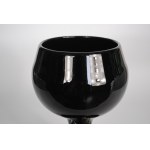 Goblet, Tarnowiec Glassworks - Jerzy Słuczan Orkusz - Black