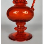 Red Jug, known as "Trójka" - Designed by Barbara Świstacka - Krakow Glass Institute