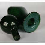 Dark Green Carafe - Krakow Glass Institute - Antico Glass